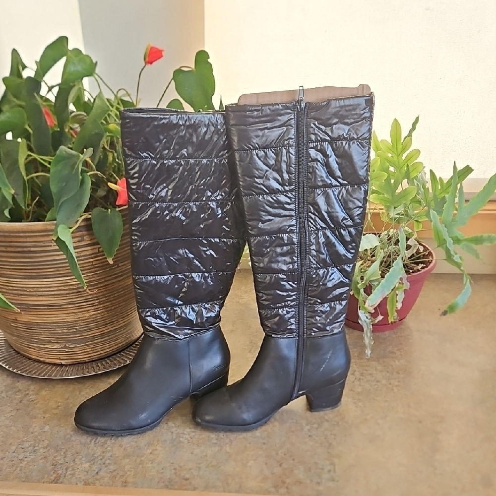 Jambu Black Quilted Winter Boots
